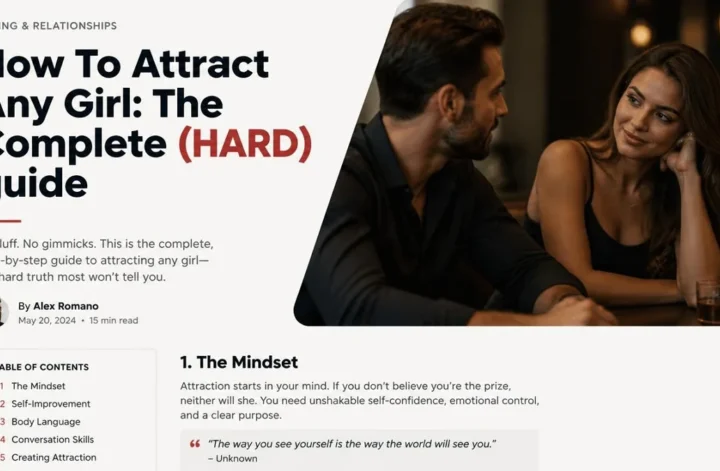 How to attract any girl the complete hard guide blog post header