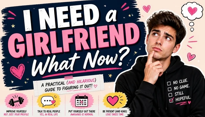 I need a girlfriend: practical dating advice for building confidence and finding a relationship.